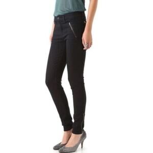 HABITUAL Amalia Arrow High Rise Dark Blue Skinny Denim Jeans Size 26 EUC